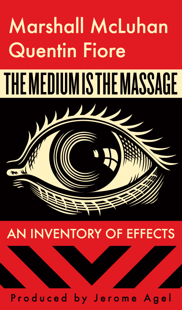 The Medium is the Massage cover art by Shepard Fairey
