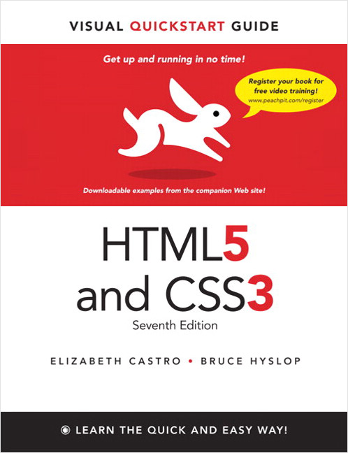 HTML5 and CSS3 Visual QuickStart Guide book cover