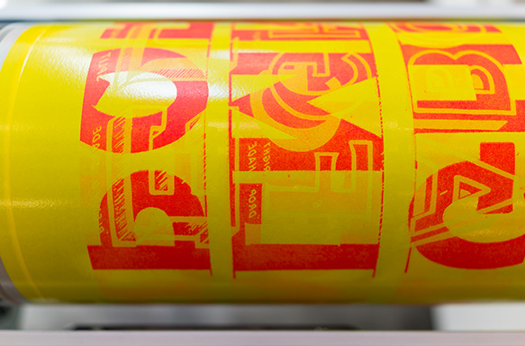 Risograph drum with two-color master