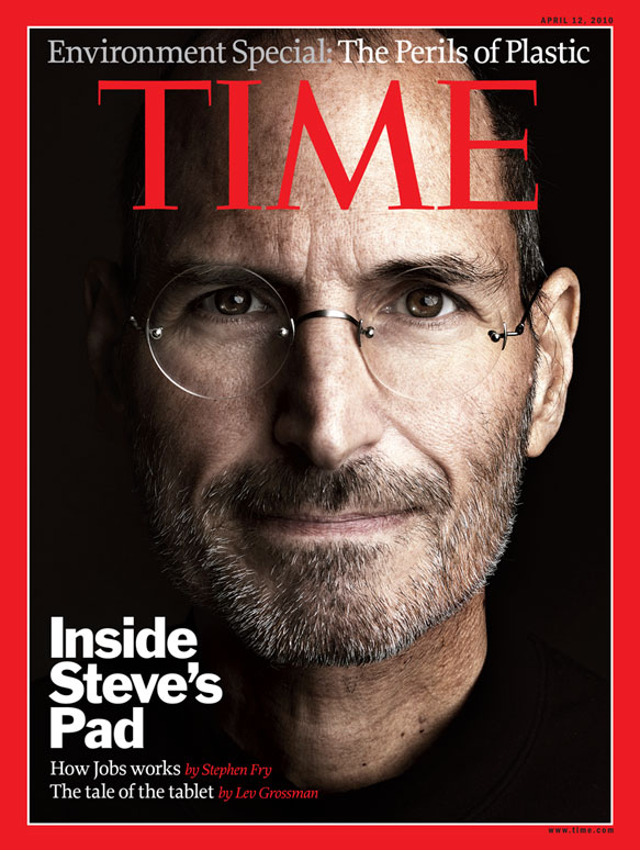 Steve Jobs on the cover of Time magazine